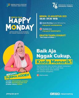 Special Talk Happy Monday. Just Good is Not Enough, Must be Interesting