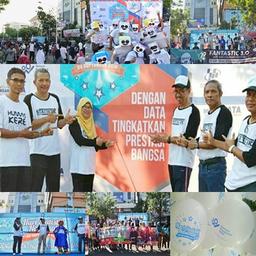 Kegiatan Hari Statistik Nasional (HSN) 2018 di Car Free Day Semarang