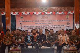 Kepala BPS Prov. Jateng Menghadiri Musrenbangwil se-Eks Karisidenan Semarang