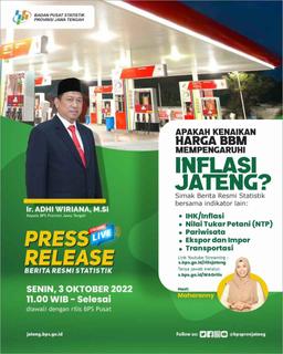 BPS Indicator Release October 2022 Jawa Tengah Province
